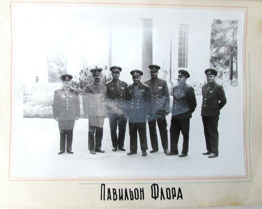 RUSSIAN SOVIET  GENERAL in UNIFORM 1966 HAND MADE PHOTO ALBUM