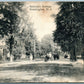 WASHINGTON NJ BELVIDERE AVE. 1914 ANTIQUE POSTCARD
