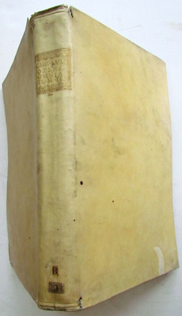 1724 VELLUM BOUND ANTIQUE FOLIO SYNODORUM GENERALIUM by CHRISTIAN LUPUM VENICE