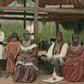 AMERICAN SEMINOLE INDIANS FL ANTIQUE POSTCARD