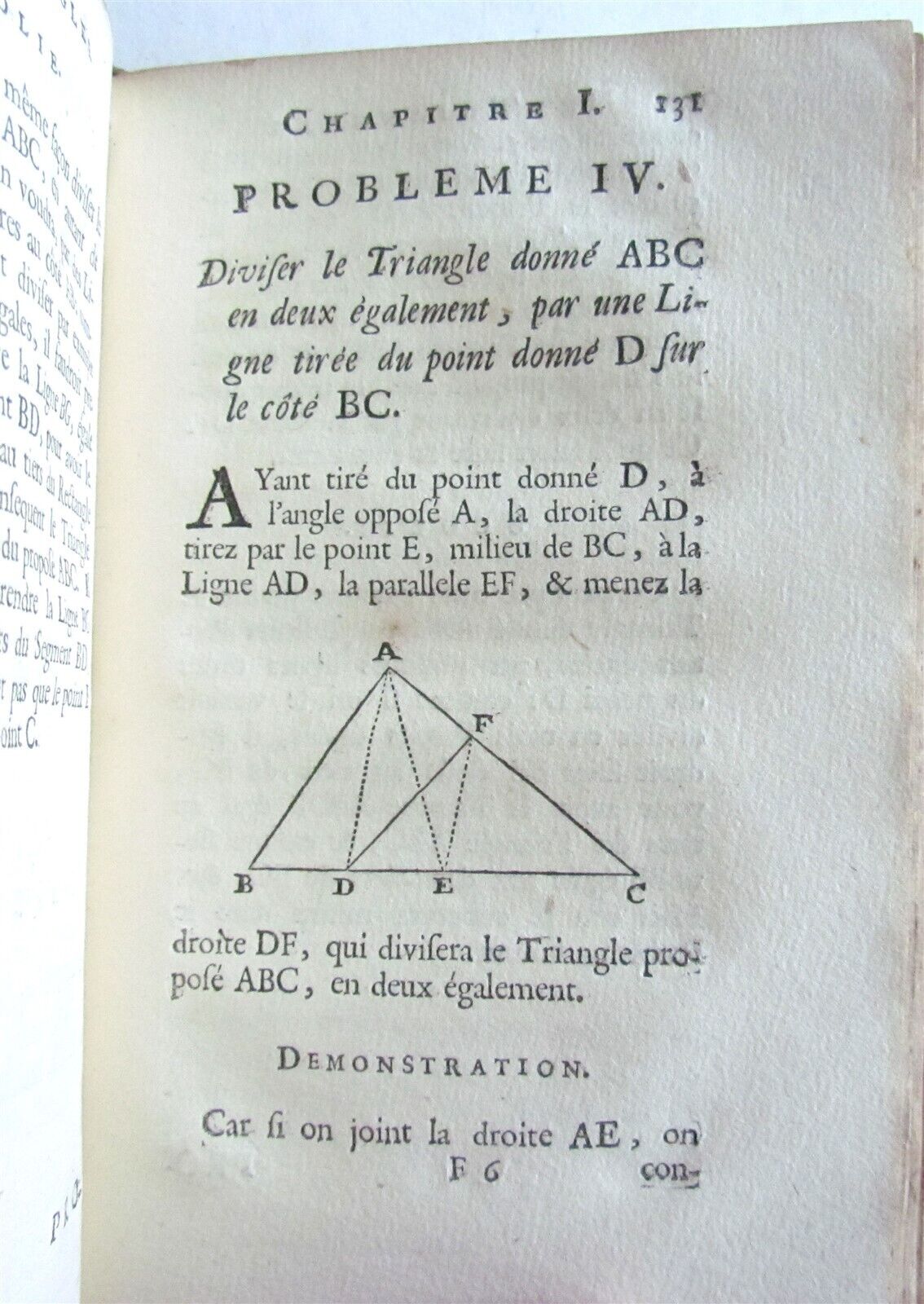 1691 USAGE of COMPASS ILLUSTRATED antique L´USAGE DU COMPAS DE PROPORTION