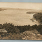 LAKE HOPATCONG NJ FROM COL. GREENS ANTIQUE REAL PHOTO POSTCARD RPPC