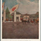 JAPANESE ANTIQUE POSTCARD EMPEROR'S VISIT TO TOKYO IMPERIAL UNIVERSITY