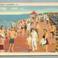 KEANSBURG NJ ON THE BOARDWALK VINTAGE POSTCARD