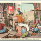 AMERICAN INDIAN FRED HARVEY BUILDING WORKROOM VINTAGE POSTCARD