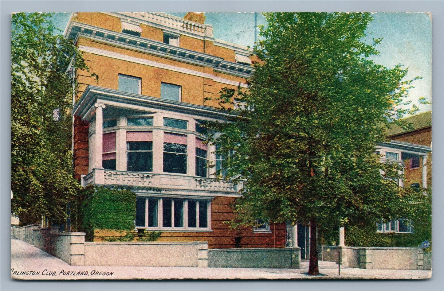 PORTLAND OR ARLINGTON CLUB ANTIQUE POSTCARD