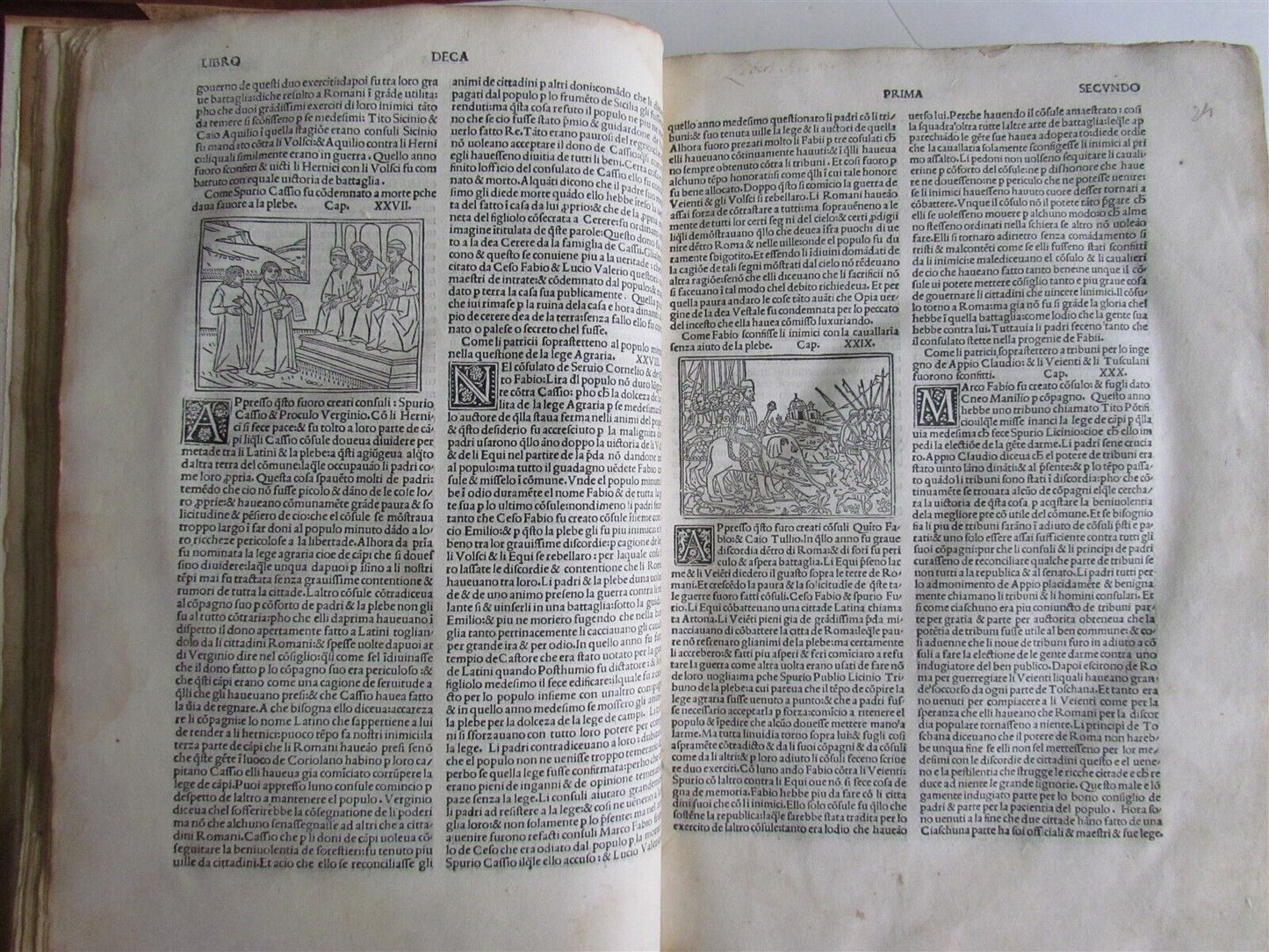 1493 INCUNABULA illustrated TITUS LIVIUS HISTORY antique FOLIO incunable RARE