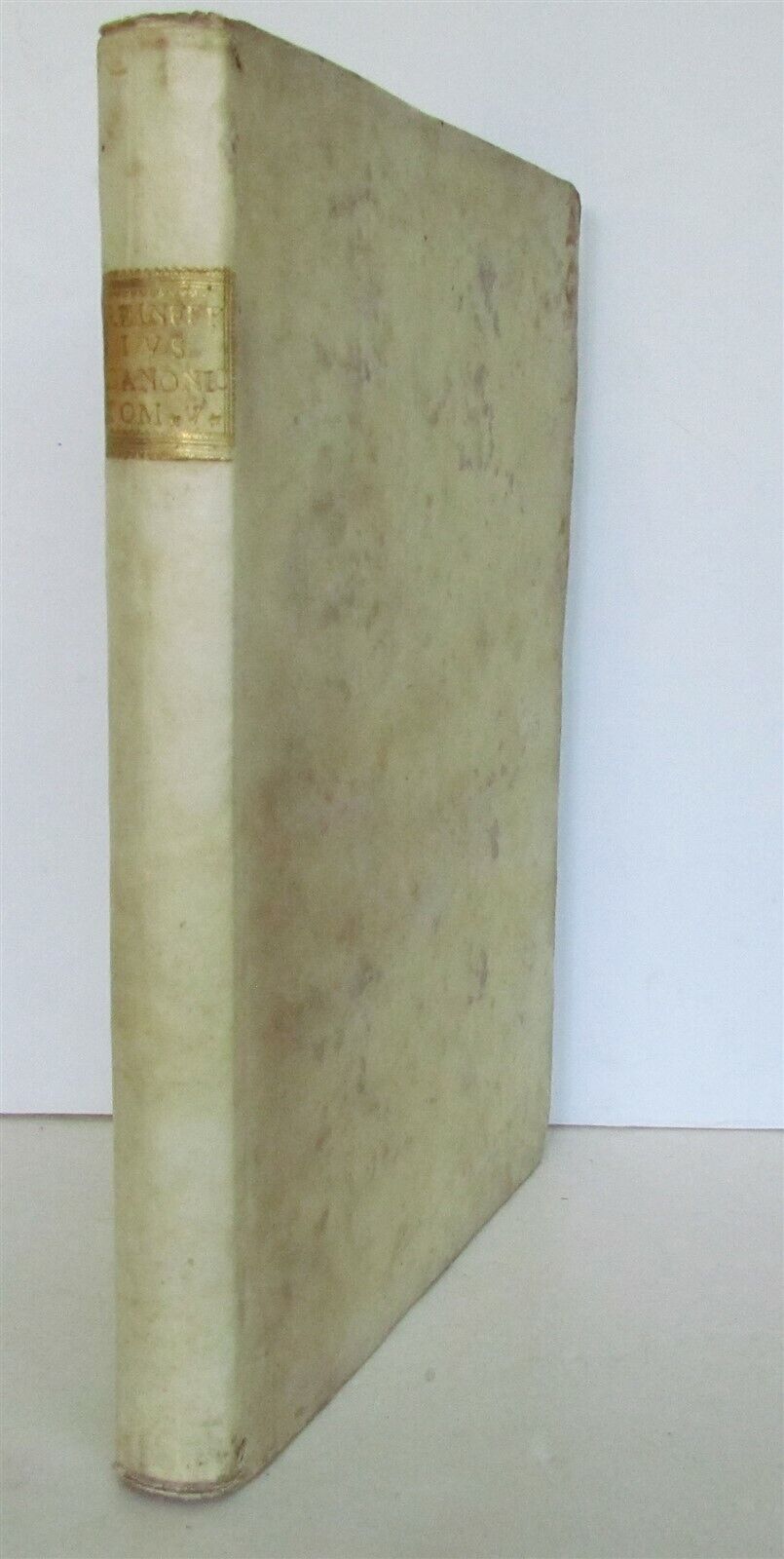 1730 ANTIQUE ANACLETO REIFFENSTUEL VELLUM BOUND FOLIO 9.5 x 13.5" 18th CENTURY