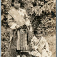 LITTLE INDIAN MAIDS ANTIQUE REAL PHOTO POSTCARD RPPC by J.M.COLBY WAUSAU WI
