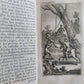 1722-1726 DON QUICHOTTE DE LA MANCHE by CERVANTES 6 VOLUMES antique ILLUSTRATED