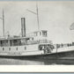 AWASHONKS STEAMSHIP VINTAGE REAL PHOTO POSTCARD RPPC