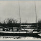 OLD TIME St JOHN RIVER SCOW CANADA ship VINTAGE REAL PHOTO POSTCARD RPPC