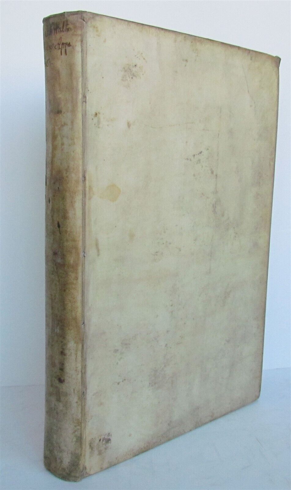 1673 BIBLE COMMENTARY antique VELLUM Biblicus Apparatus Chronology Topography