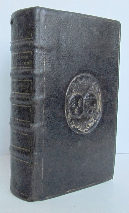 1688 L'ANNEE CHRETIENNE MASSES in FRENCH & LATIN ANTIQUE ARMORIAL BINDING vol.II