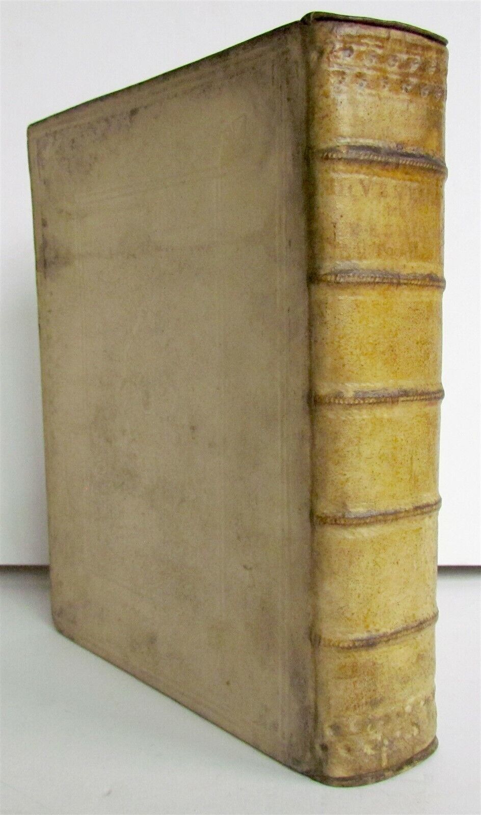 1765 Commentary on Prophet Jeremia by HERMAN VENEMA antique VELLUM BINDING v.II