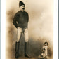 MIDGET LILLIPUTIAN ANITA HER BROTHER 1912 RARE ANTIQUE REAL PHOTO POSTCARD RPPC