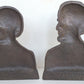 1927 PAIR OF antique CAST IRON ABRAHAM LINCOLN BOOKENDS