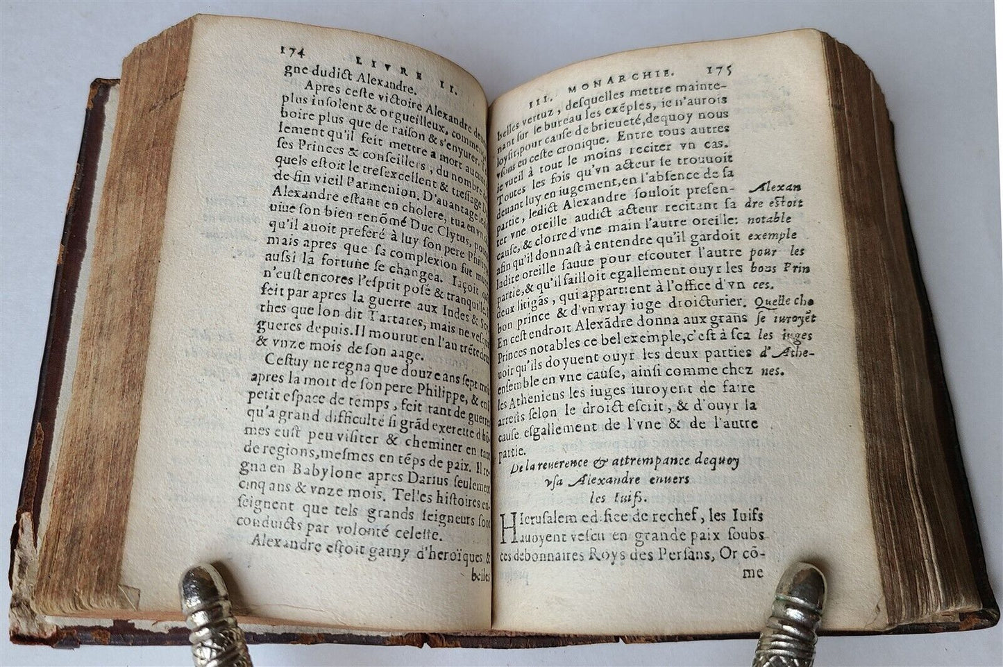 1577 HISTORIC CHRONICLE by JEAN CARION antique in FRENCH