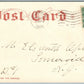 NEWARK NJ BOATING ON BRANCH BROOK PARK LAKE 1906 UNDIVIDED ANTIQUE POSTCARD