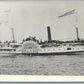 STAR OF THE EAST STEAMBOAT VINTAGE REAL PHOTO POSTCARD RPPC