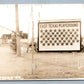 EAST TEXAS PA PLAYGROUND VINTAGE REAL PHOTO POSTCARD RPPC w/ AMERICAN FLAGS