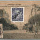 RUSSIA SMOLENSK BLAGOVESCHENSKAYA STREET ANTIQUE POSTCARD w/ STAMPS