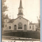 WORCESTER NY BAPTIST CHURCH ANTIQUE REAL PHOTO POSTCARD RPPC