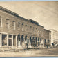 BURR OAK MI MAIN STREET ANTIQUE REAL PHOTO POSTCARD RPPC