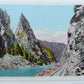 VINTAGE POSTCARD CURRECANTI NEEDLE BLACK CANYON GUNNISON COLO RAILROAD railway