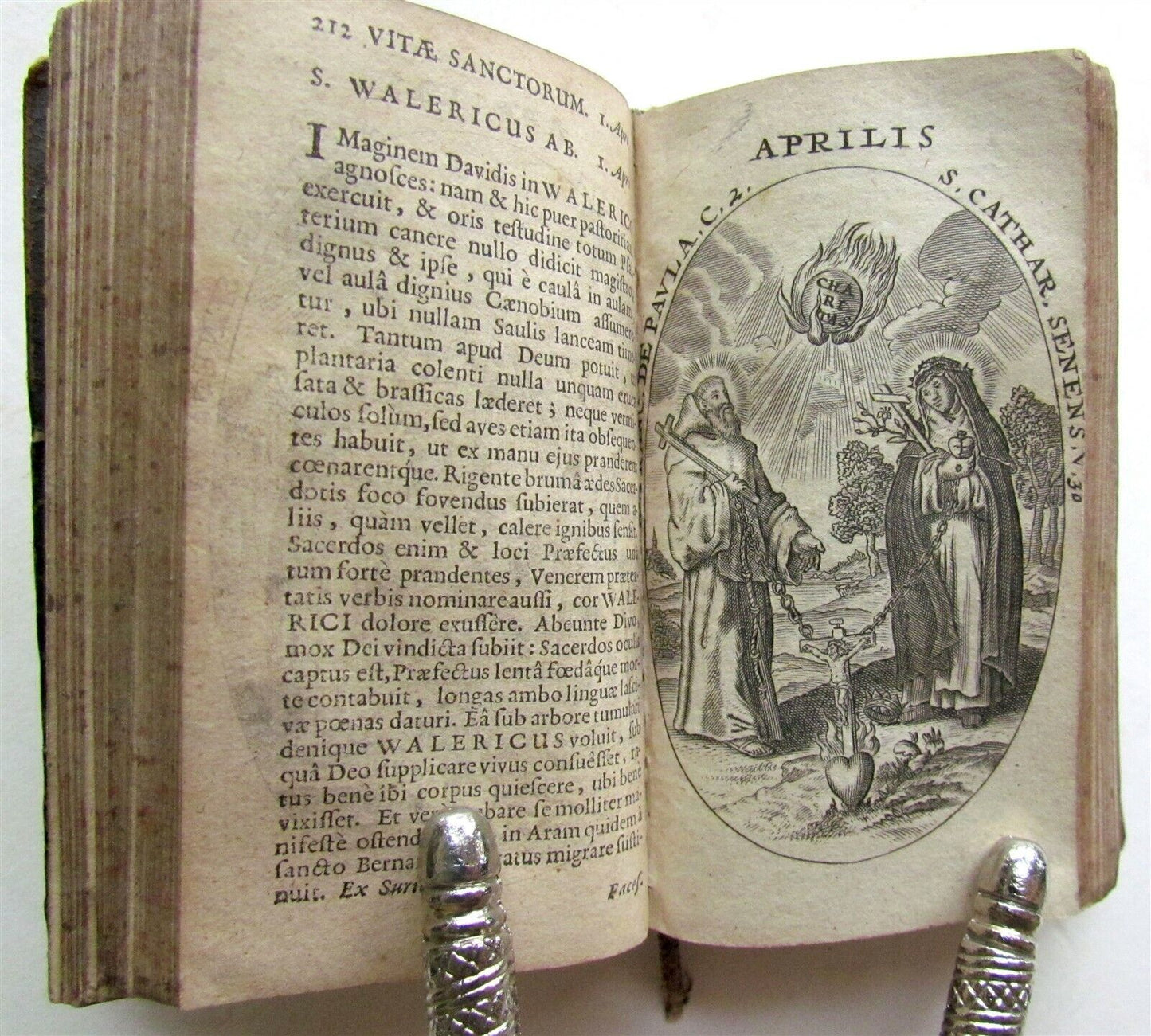 1663 FASTI MARIANI ILLUSTRATED 17th CENTURY PRAYER BOOK antique