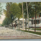 MECHANICVILLE NY SECOND STREET ANTIQUE POSTCARD