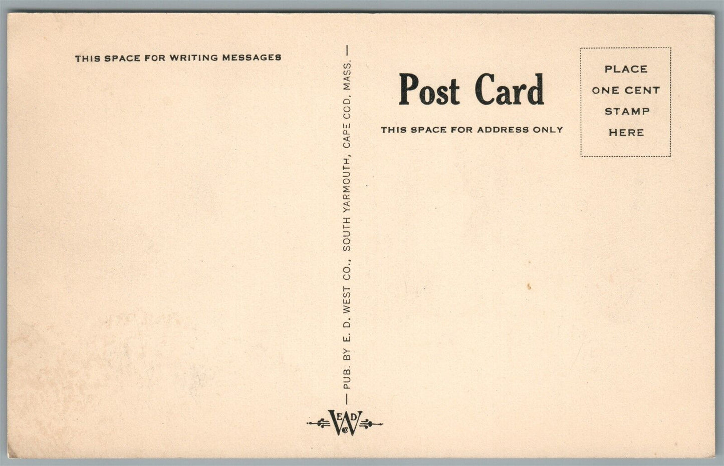 CAPE COD MA HOTEL NORCROSS ANTIQUE POSTCARD