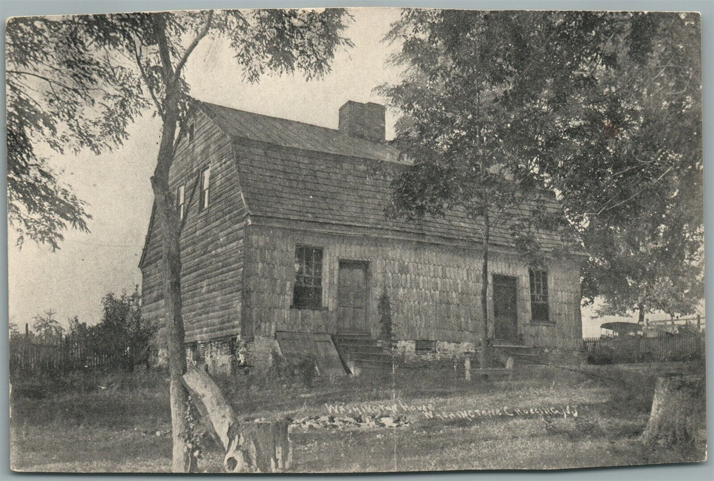 WASHINGTON CROSSING NJ WASHINGTON INN ANTIQUE POSTCARD