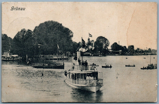 GRUNAU BERLIN GERMANY ANTIQUE POSTCARD