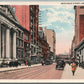 BROOKLYN NY MONTAGUE STREET ANTIQUE POSTCARD