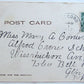 1907 VINTAGE UNDIVIDED POSTCARD HIGH SCHOOL ELLENVILE N.Y.