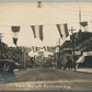 DANSVILLE NY LOWER MAIN STREET ANTIQUE REAL PHOTO POSTCARD RPPC