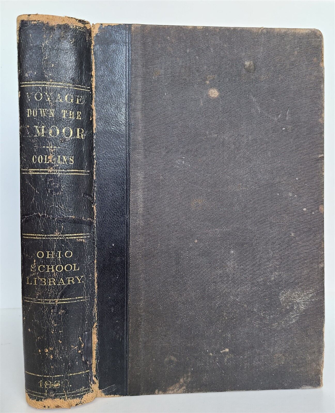 1860 VOYAGE DOWN THE AMOOR JORNEY THROUGH SIBERIA Russia PERRY COLLINS antique