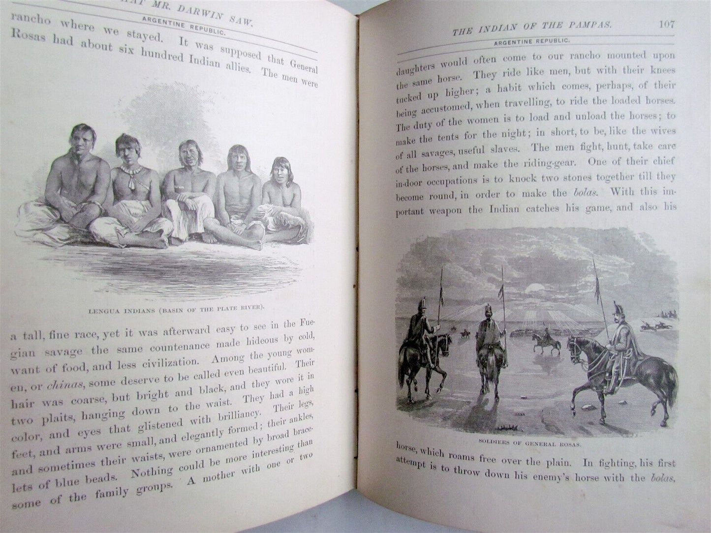 1880 WHAT MR. DARWIN SAW IN HIS VOYAGE ROUND THE WORLD IN SHIP BEAGLE ANTIQUE