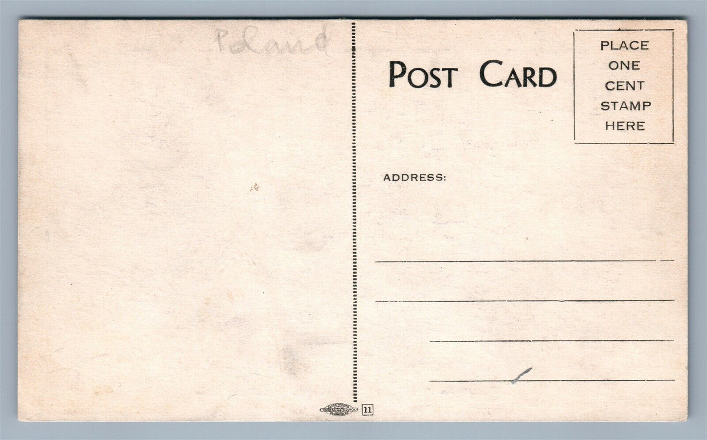 POLAND ANTIQUE POSTCARD OTWARCIE FARMY P.N. SPOJNI 4 LIPCA 1929