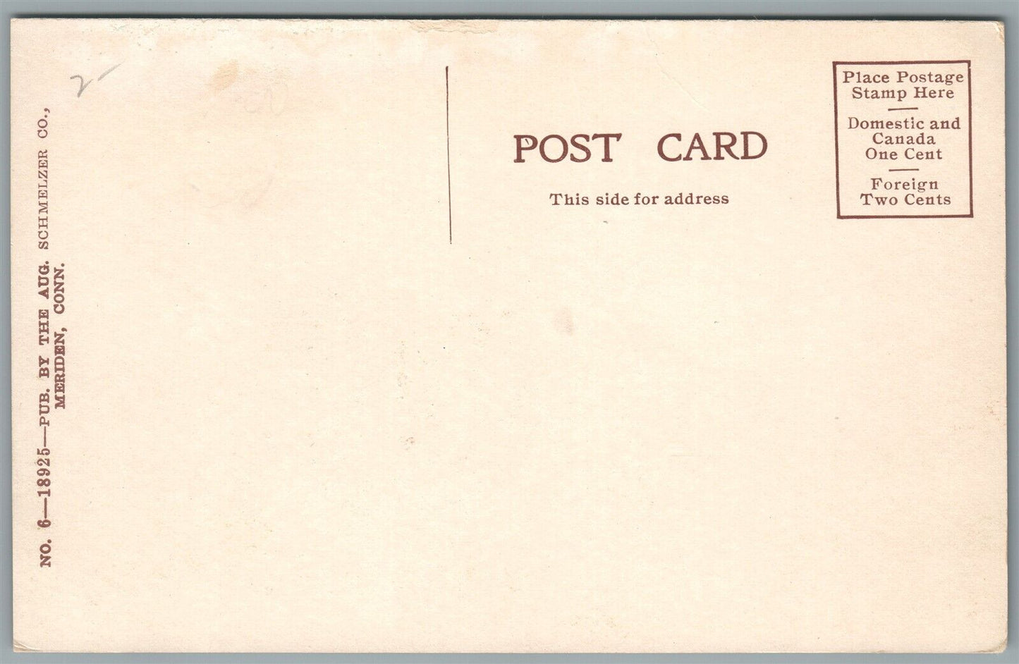 HIGHLAND PARK CT CASEY BROS. MILLS ANTIQUE POSTCARD