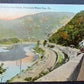 TROLLEY AT DELAWARE WATER GAP PA RAILWAY railroad train ANTIQUE POSTCARD