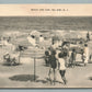 SEA GIRT NJ BEACH & SURF ANTIQUE POSTCARD