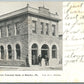 HAWLEY PA FIRST NATIONAL BANK 1907 ANTIQUE POSTCARD PRIVATE MAILING CARD