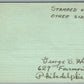 U.S.S. TRENTON CANCEL CHRISTMAS ANTIQUE POSTCARD