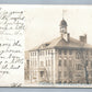 LIGONIER PA PUBLIC SCHOOL ANTIQUE REAL PHOTO POSTCARD RPPC