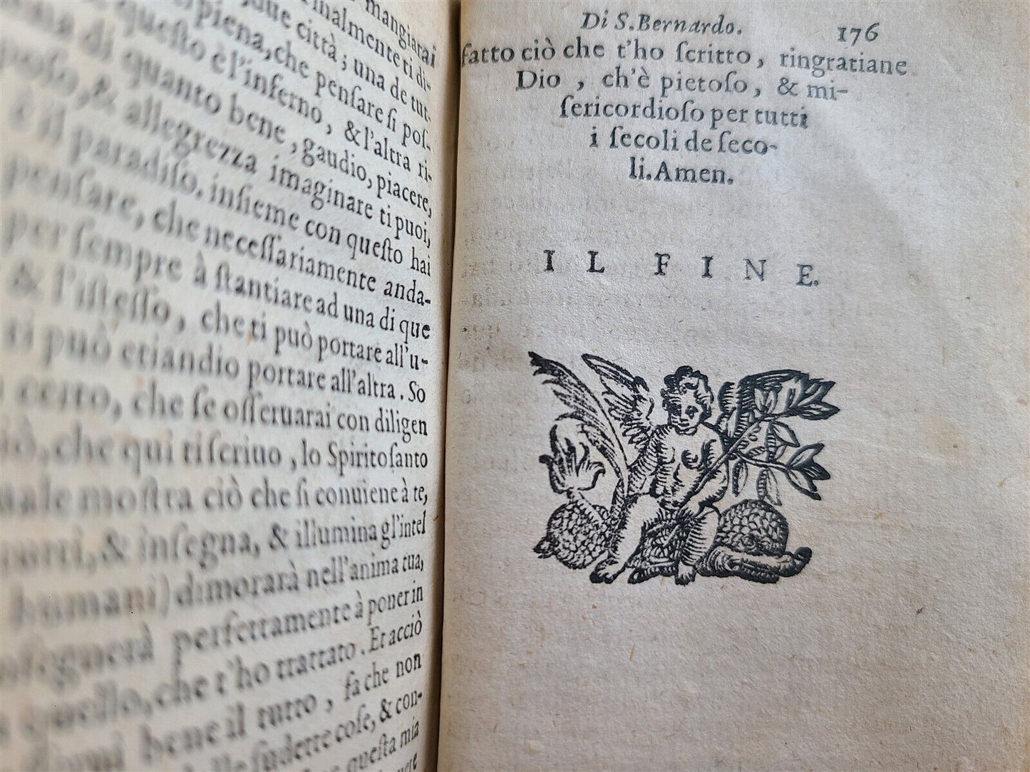 1586 ARTE DE SEVIRE A DIO antique in ITALIAN vellum binding