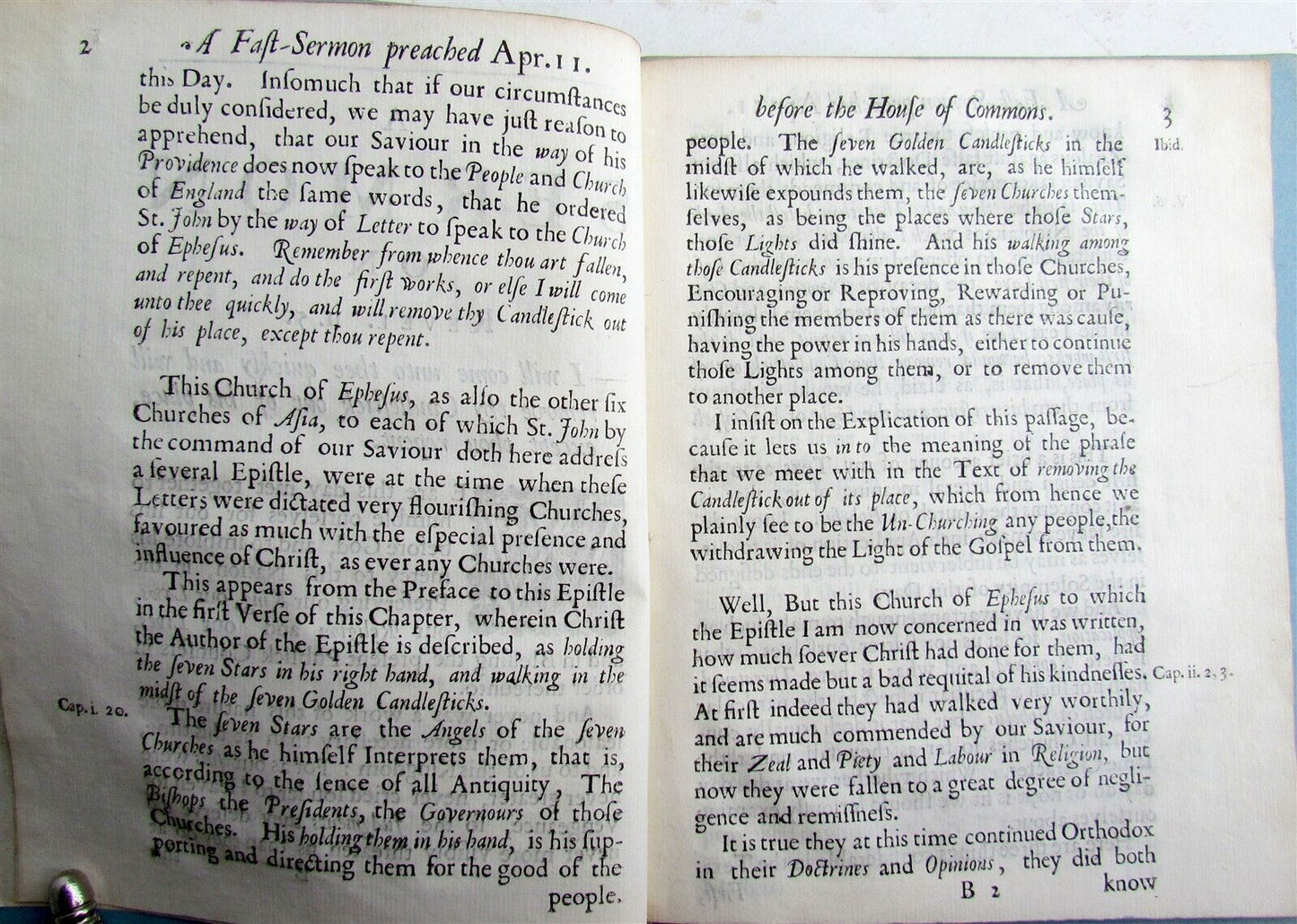 1679 SERMON PREACHED on the DAY of PUBLIC FAST antique in ENGLISH