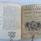 1739 MEDICINA HIPPOCRATICA by JOHANNE de GORTER antique MEDICAL