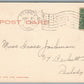 HUDSON MA GRAMMAR SCHOOL ANTIQUE POSTCARD